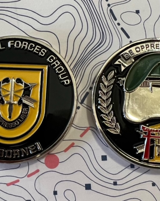 Special Forces Nous Defions “De Oppresso Reaper” – 2″ coin – Special Forces  Association Legacy Initiatives