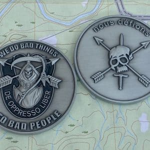 Special Forces Nous Defions “De Oppresso Reaper” – 2″ coin – Special Forces  Association Legacy Initiatives