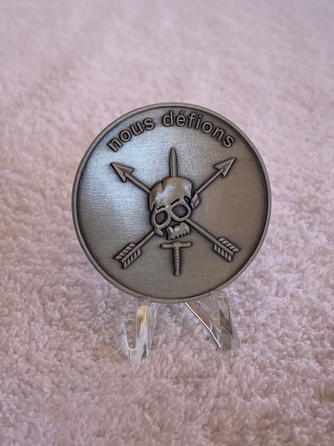 Special Forces Nous Defions “De Oppresso Reaper” – 2″ coin – Special Forces  Association Legacy Initiatives