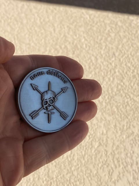 Special Forces Nous Defions “De Oppresso Reaper” – 2″ coin – Special Forces  Association Legacy Initiatives